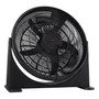 Ventilador Exa Turbo Exahome 20 Pulgadas 90w El Mas Grande Cantidad De Aspas 5 Estructura Negro Aspas Negro Diámetro 20   Material De Las Aspas Plástico